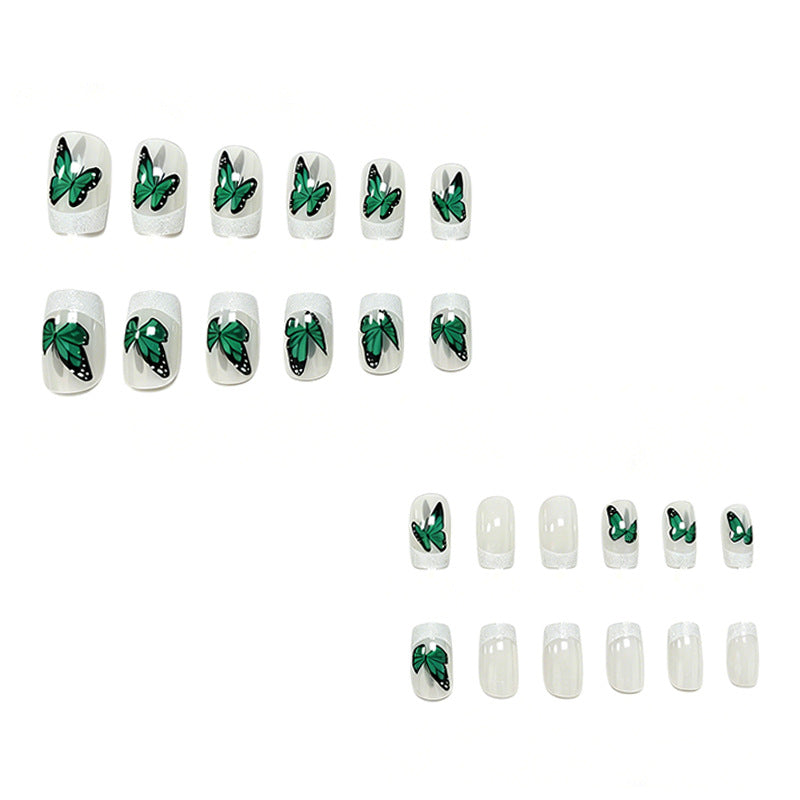 Butterfly-Themed Nail Art Enhancements Kalsten