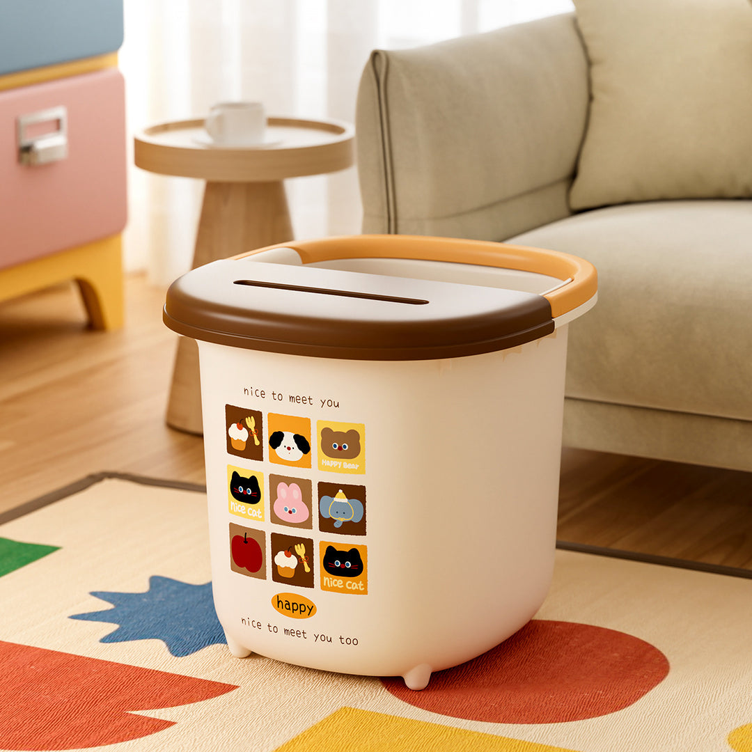 Decorative Pet-Themed Waste Bin Kalsten