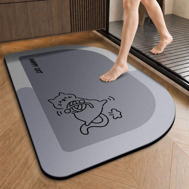 Cartoon-Themed Non-Slip Bath Rug