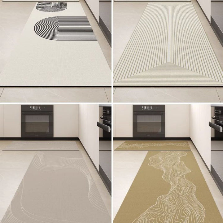 Abstract Line Art Non-Slip Kitchen Mat Kalsten