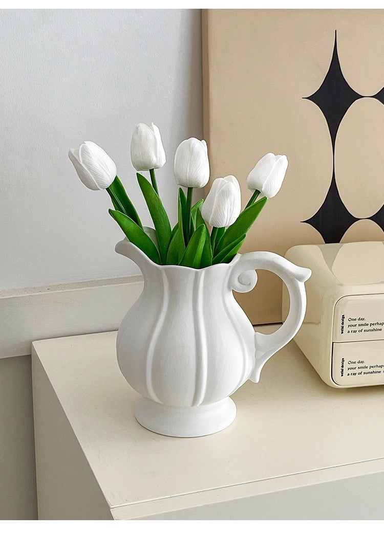 Elegant Decorative Flower Pitcher for Home Display