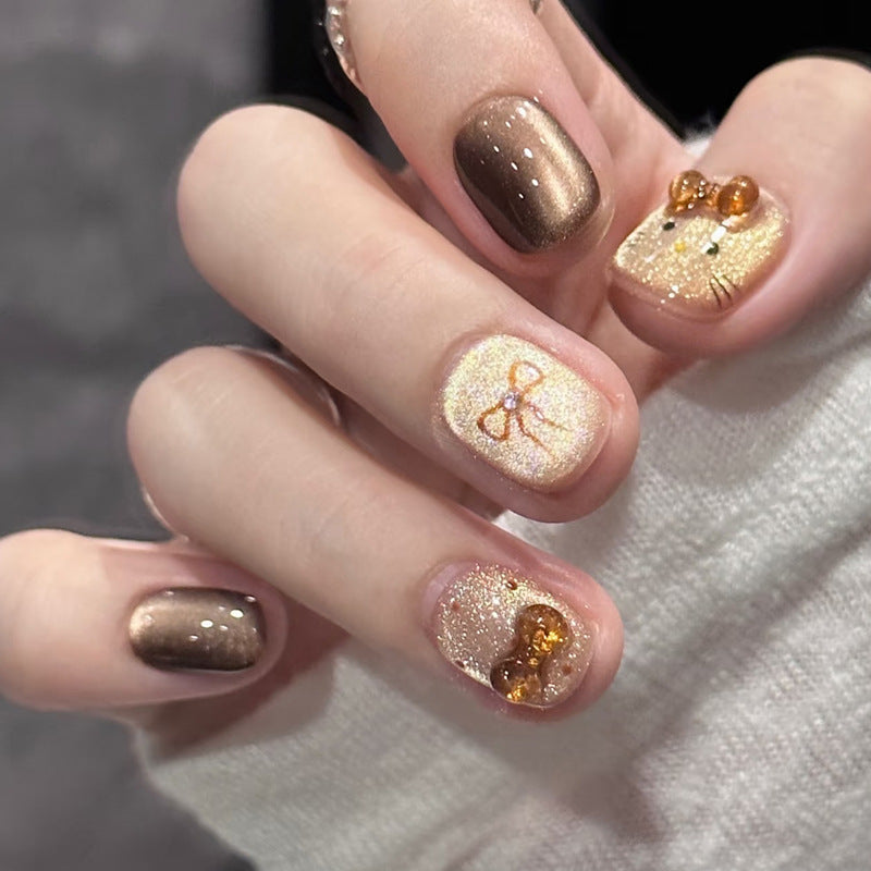 Elegant Gel Press-On Nail Set Kalsten