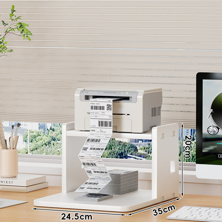 Desktop Printer Stand Organizer with Paper Stacking Shelf