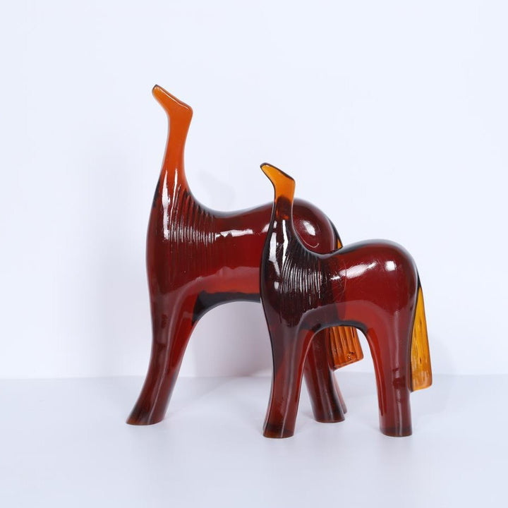 Artistic Glass Animal Figurines