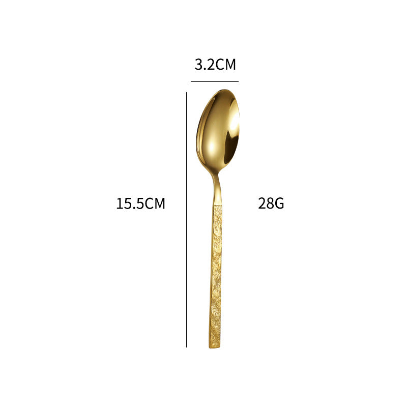 High-quality cutlery set with stylish, textured handle Kalsten