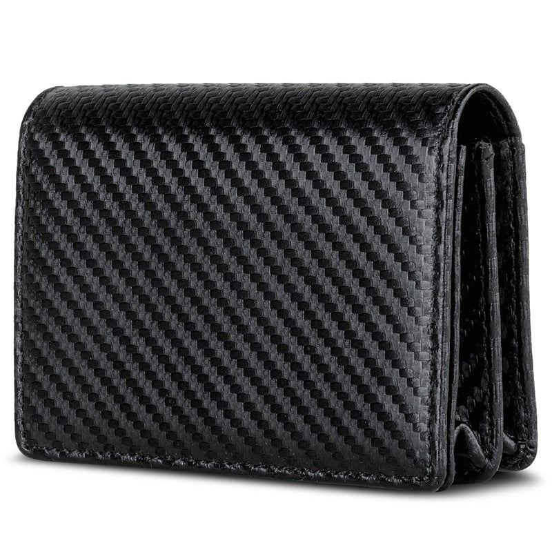 Sleek Textured Leather Wallet Kalsten