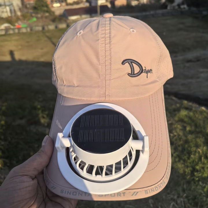 Multifunctional Basketball Cap with Removable Solar Fan and Adjustable Brim Kalsten
