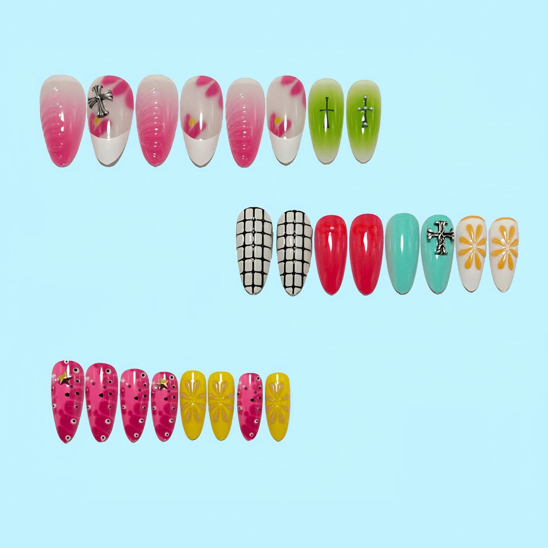 Artificial nails with creative design and 3D applications Kalsten