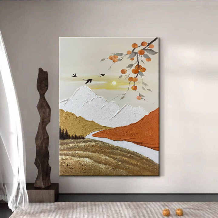 Textured Landscape Canvas Artwork