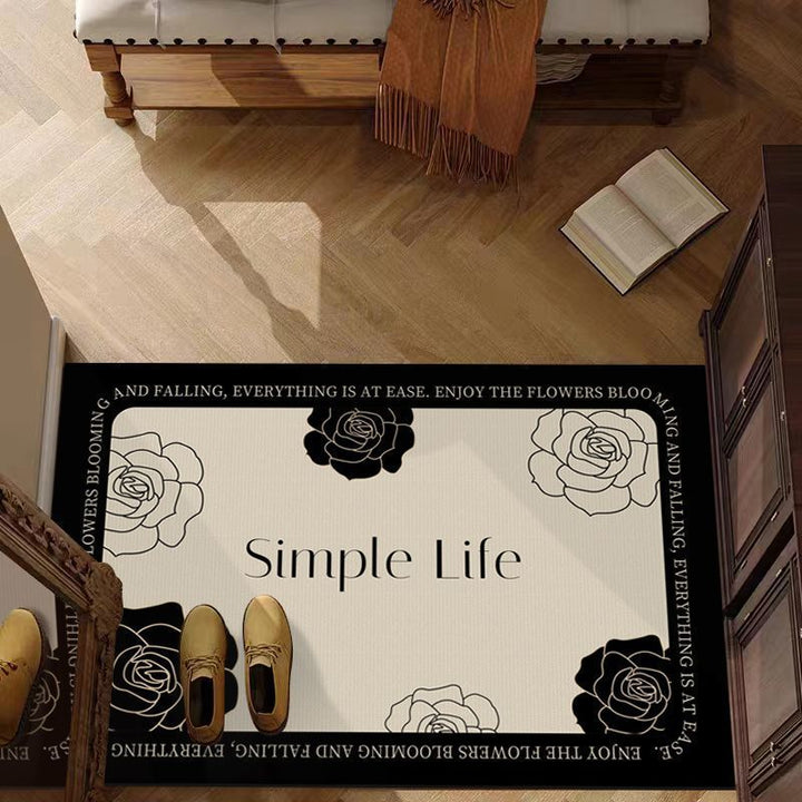 Stylish Geometric Patterned Floor Mat