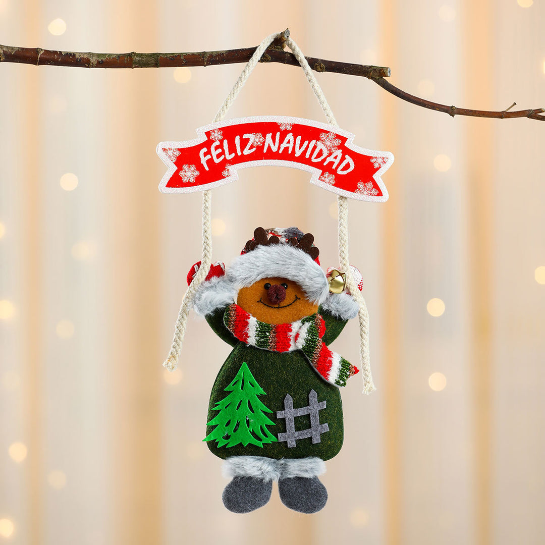 Festive Santa Hanging Ornament Kalsten