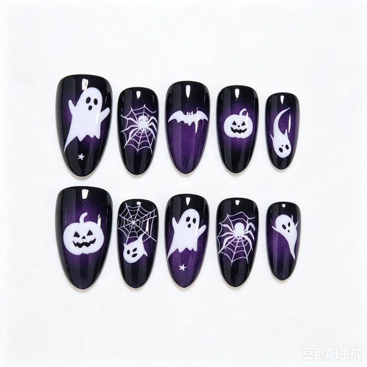 Halloween Themed Decorative Press-On Nails Kalsten