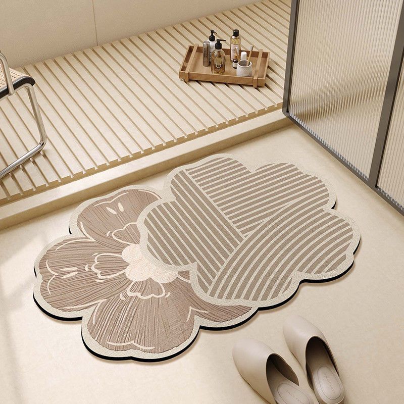 Decorative Flower-Shaped Bath Mat