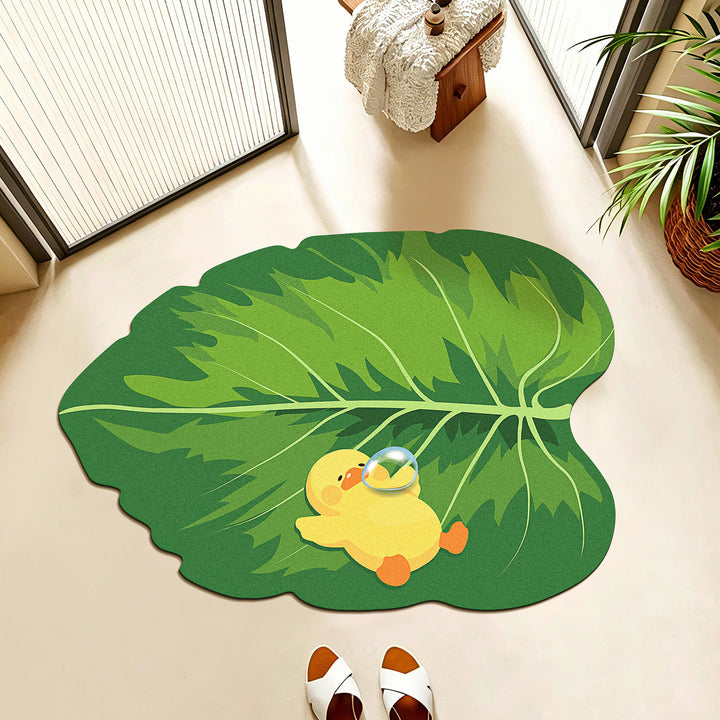 Playful Cartoon Animal Shaped Bath Mat
