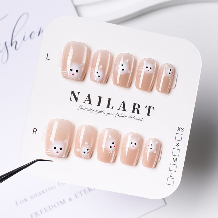 Floral and Butterfly Design Press-On Nails Kalsten
