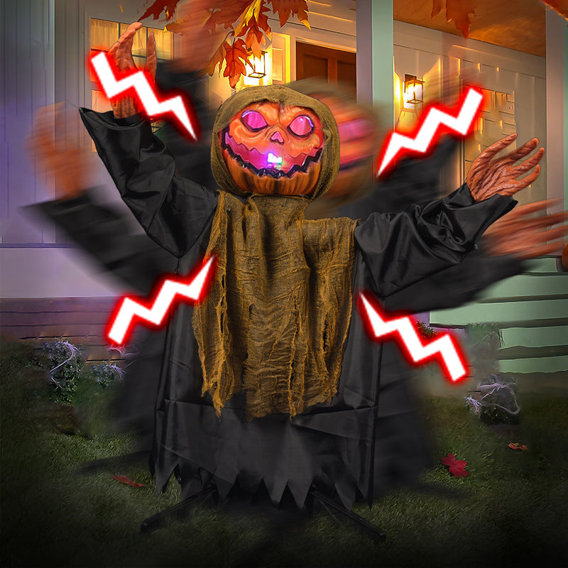 Animated Pumpkin Scarecrow Decoration Kalsten