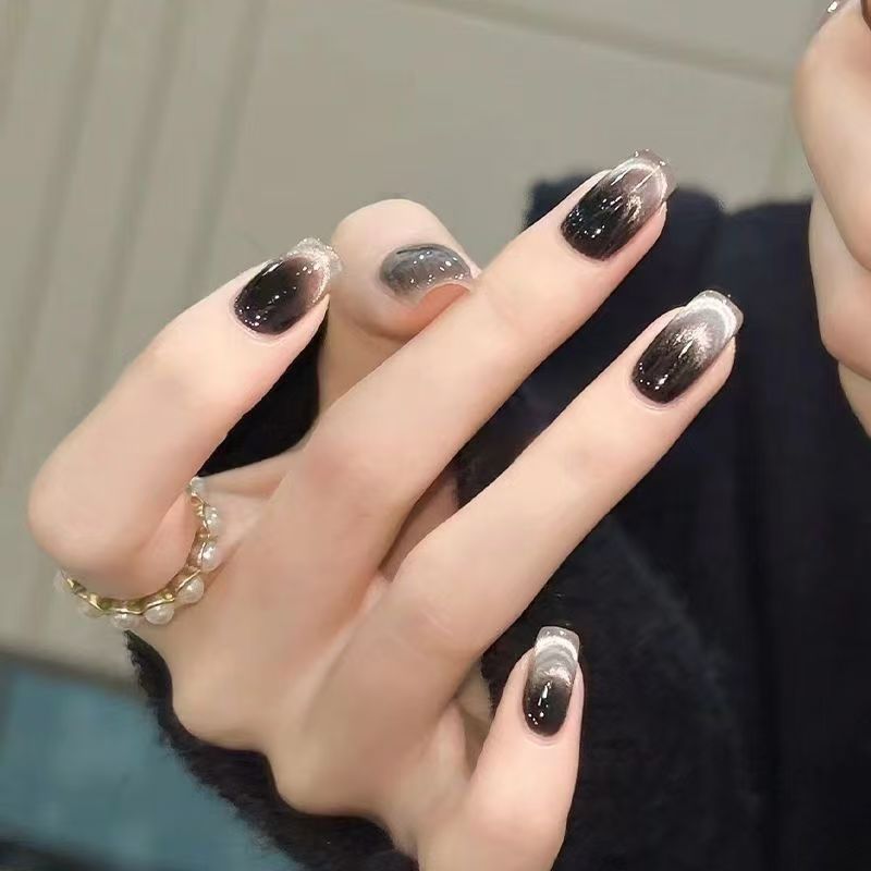 Ombre French Press-On Nails Kalsten
