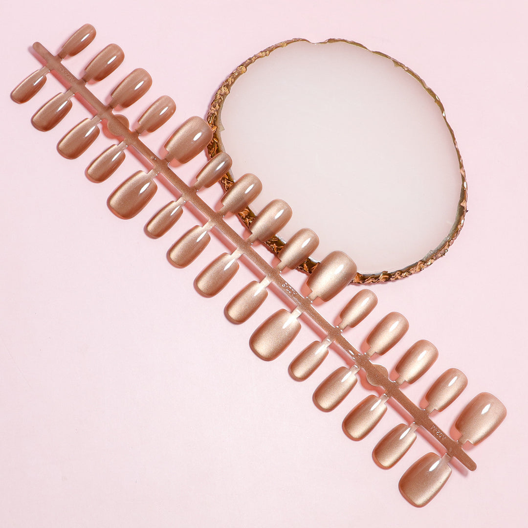 Premium Glossy Press-On Nails Set Kalsten