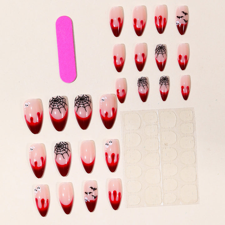 Gothic-Themed Bloody Nail Art Extensions Kalsten