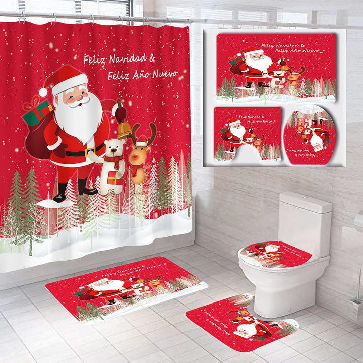 Festive Christmas Bathroom Set Kalsten