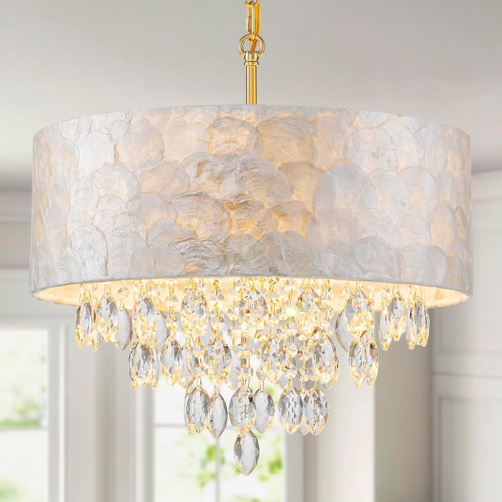 Shell-Inspired Pendant Light Fixture