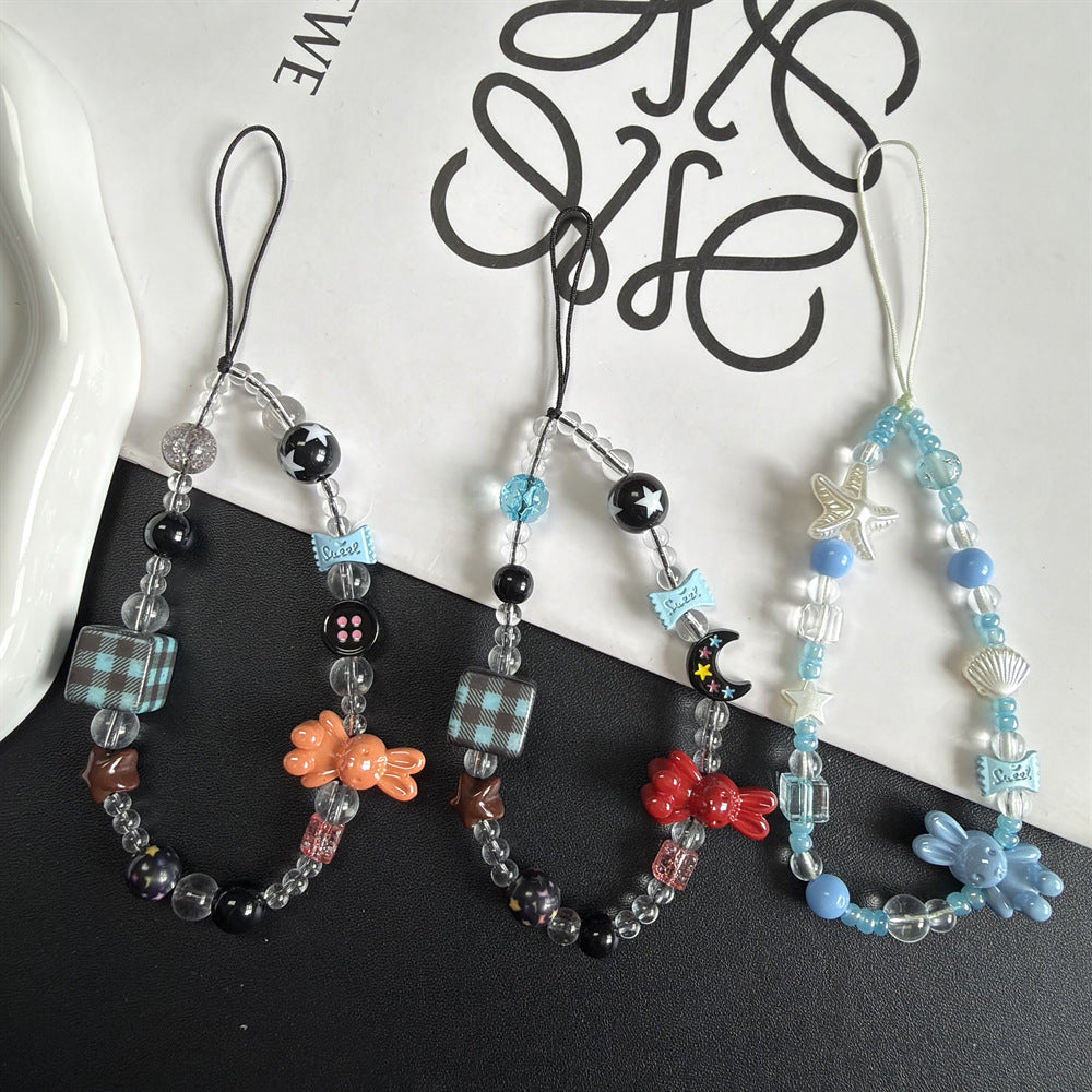 Decorative Beaded Charm Keychain Kalsten 1790135076