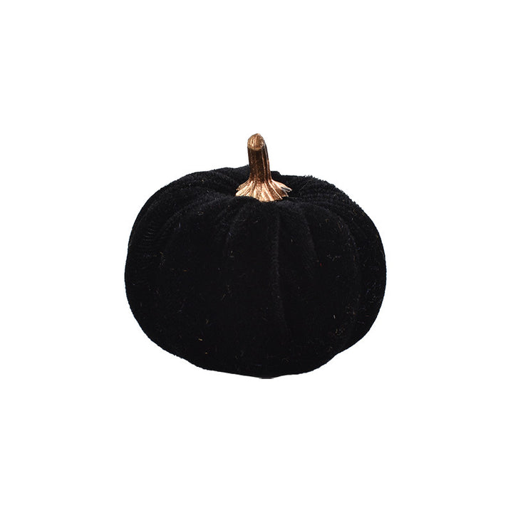 Samet-Pumpkin decorative figure with decorative stem