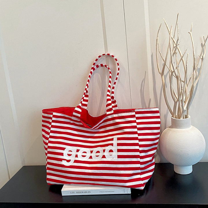 WoSpacious Canvas Beach Tote Bag Kalsten