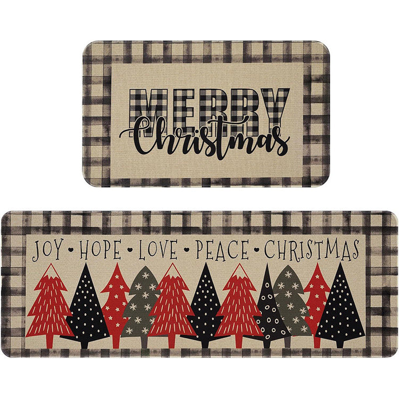 Festive Christmas Kitchen Mat Set Kalsten