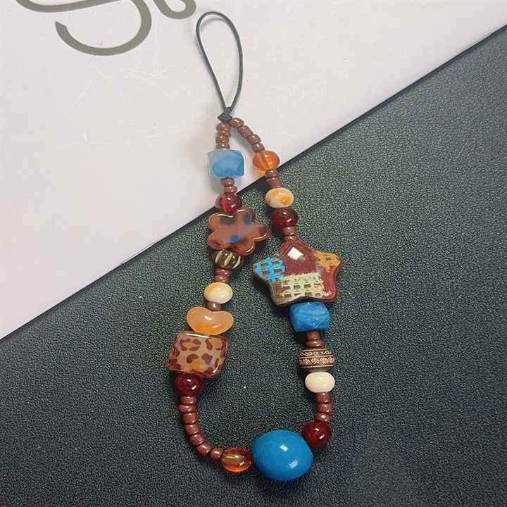 Decorative Beaded Charm Keychain Kalsten