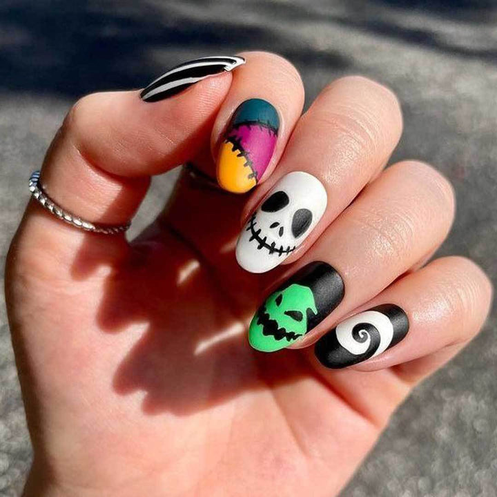 Creative Halloween Nail Art Design Set