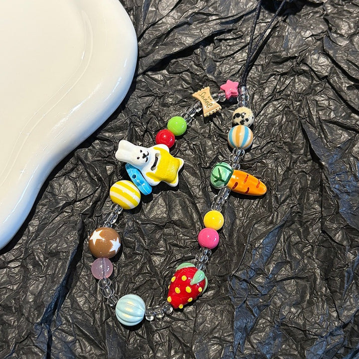 Colorful Themed Beaded Charm Lanyard Kalsten 1790135969