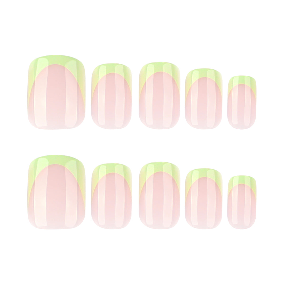 Elegant nail art with gradient and glitter accents Kalsten
