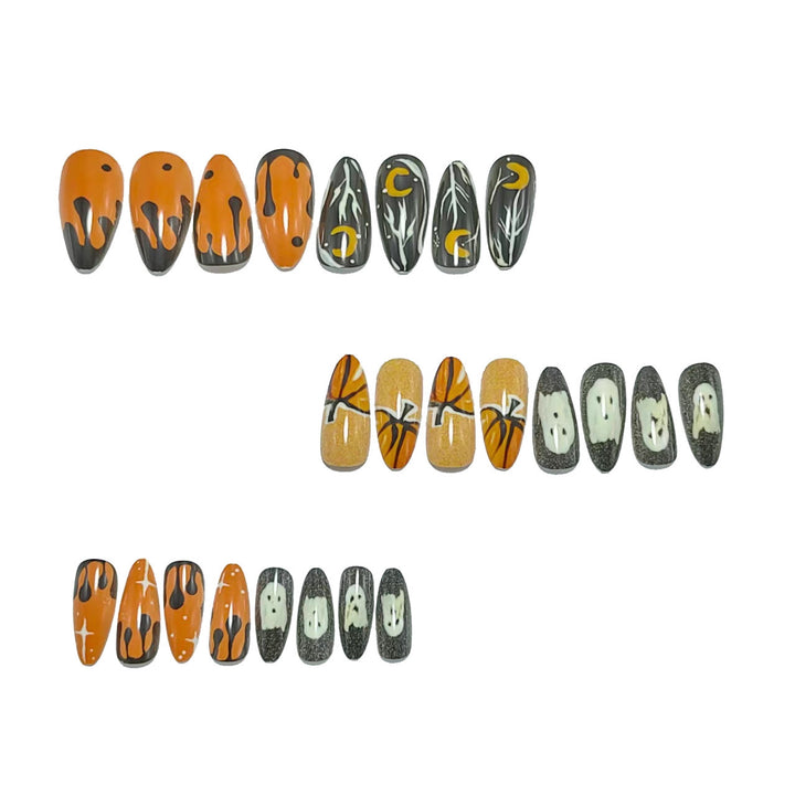 Artificial nails with creative Halloween design Kalsten