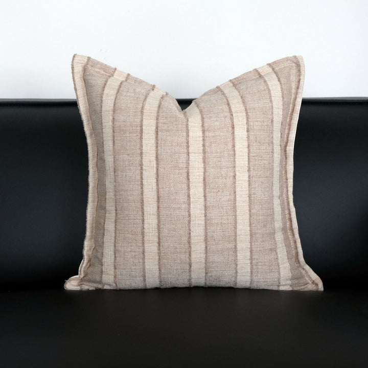 Textured Woven Accent Cushion for Home Display