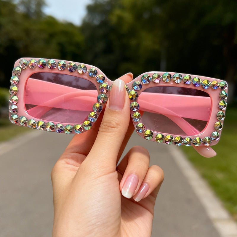 Decorative Rhinestone-Embellished Sunglasses Kalsten