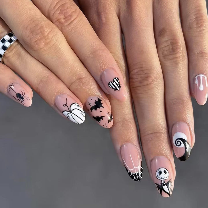 Halloween-Themed Articulated Press-On Nail Set Kalsten