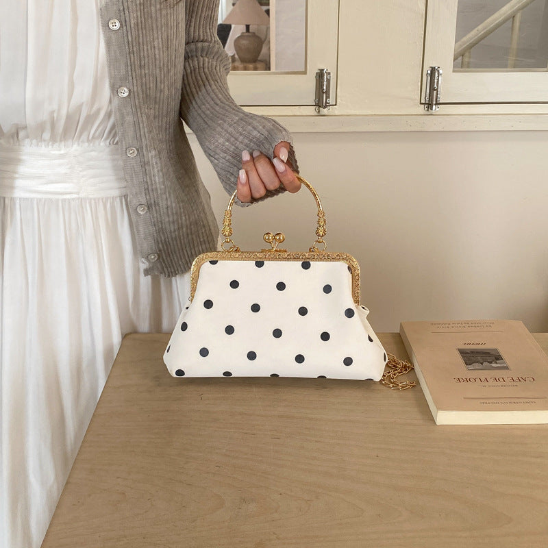 WoVintage Elegant Polka Dot Evening Clutch Kalsten