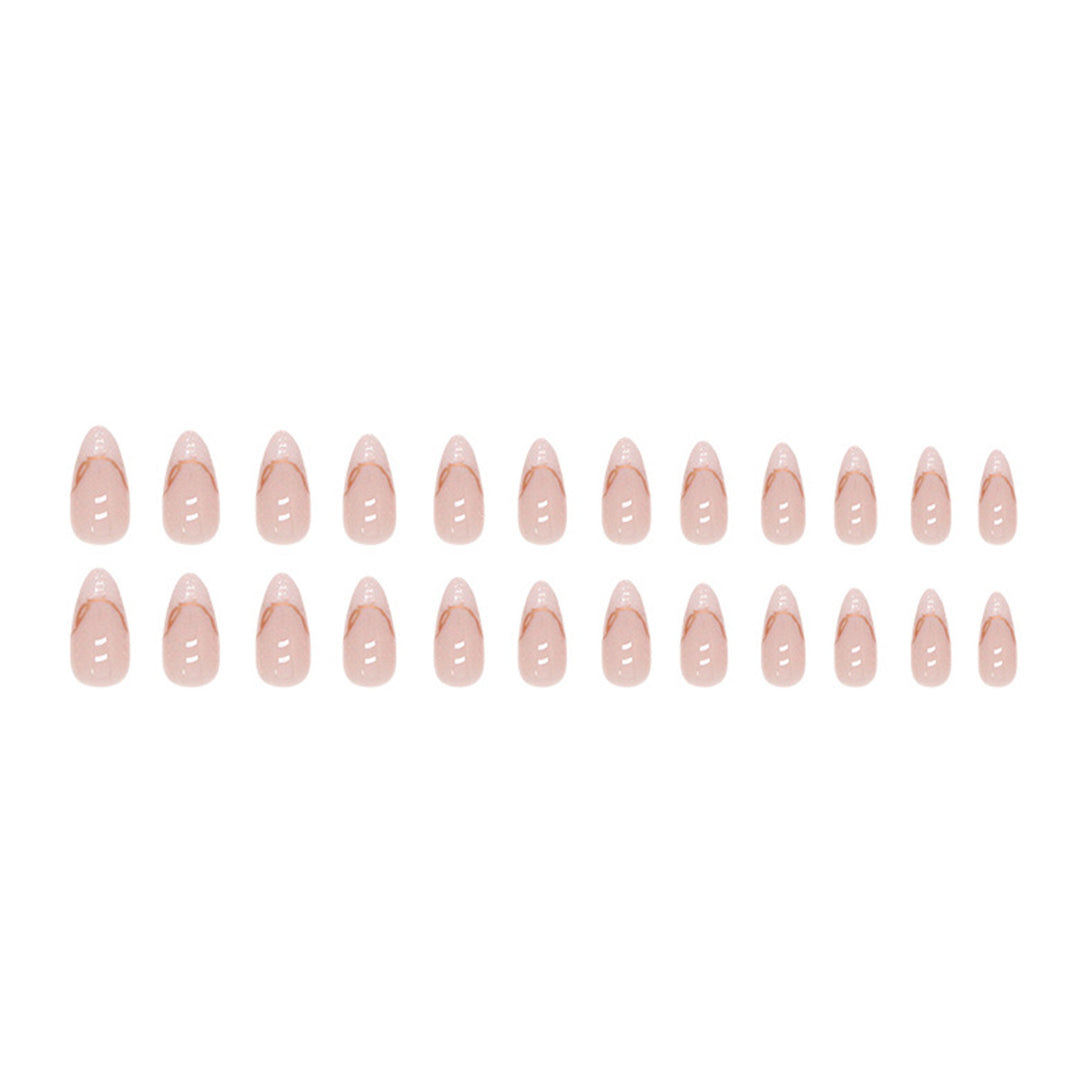 Elegant Almond-Shaped Press-On Nail Extensions Kalsten