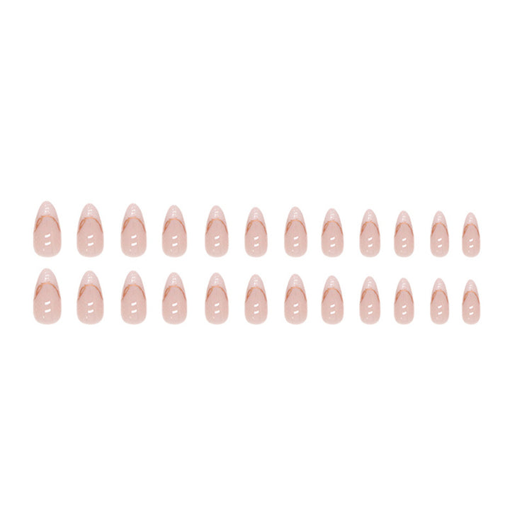 Elegant Almond-Shaped Press-On Nail Extensions Kalsten