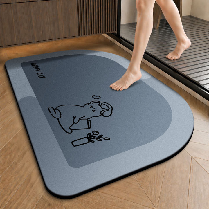 Cartoon-Themed Non-Slip Bath Rug