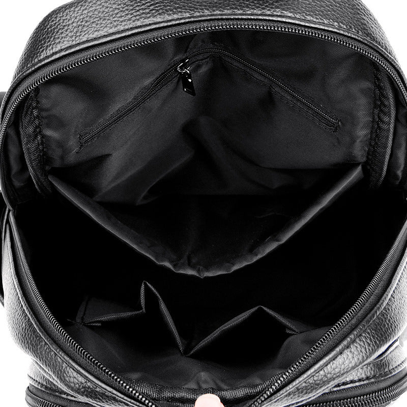 Fashionable Leather Backpack Kalsten