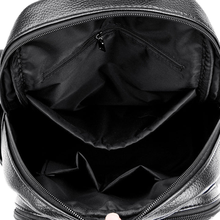 Fashionable Leather Backpack Kalsten