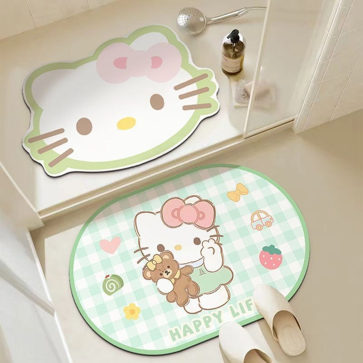 Cute Cartoon-Themed Bath Mat