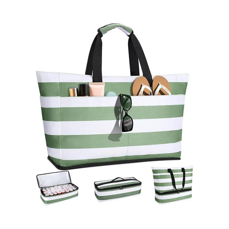 Beach bag with multiple compartments Kalsten