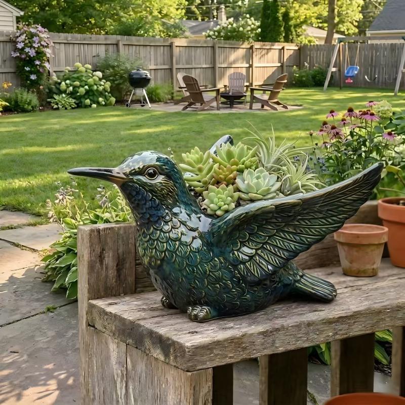 Decorative Bird Flower Pot Kalsten