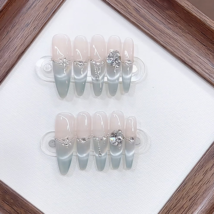 Glamorous Decorative Press-On Nails Set Kalsten