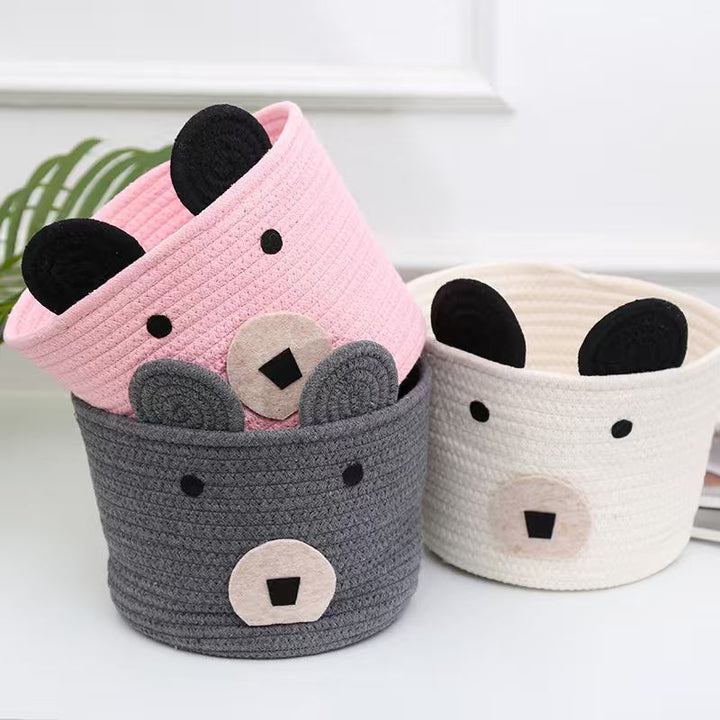 Cute Animal-Themed Storage Basket