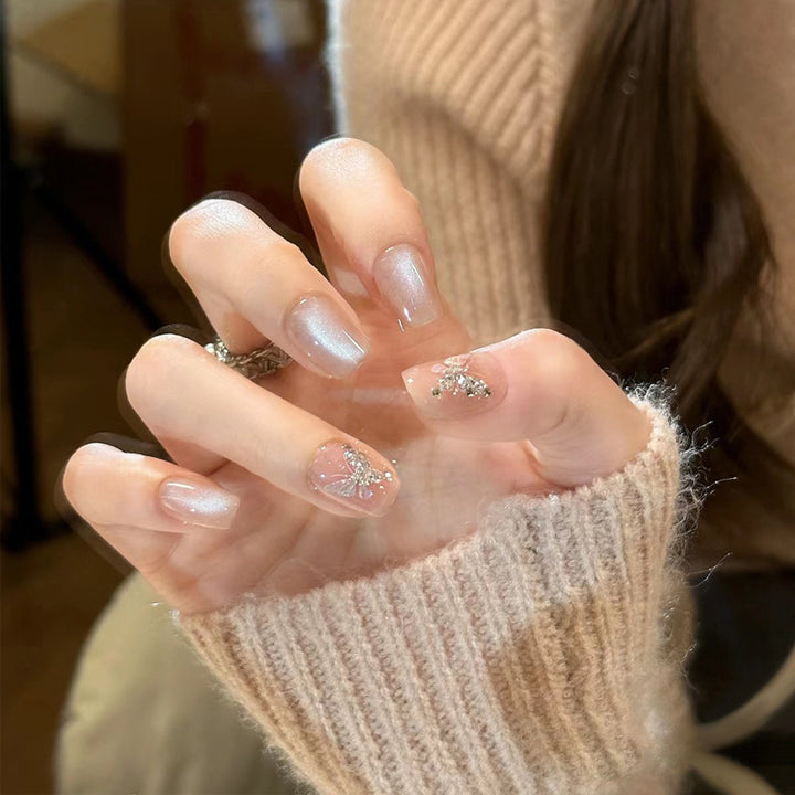 Natural Almond-Shaped Press-On Nails Kalsten