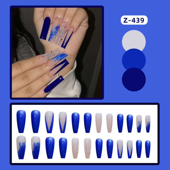 Glamorous Artisanal Press-On Nail Design